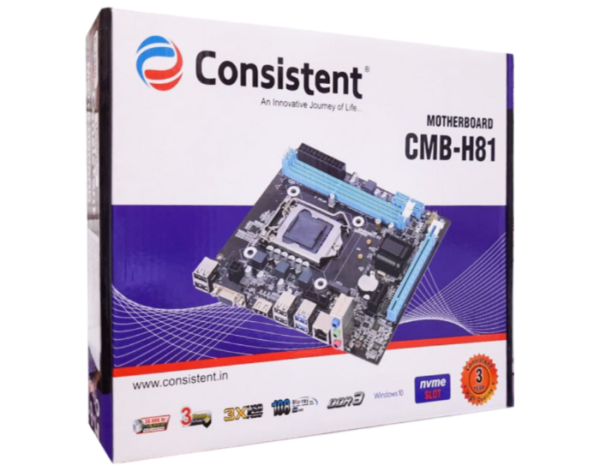 CONSISTENT MOTHERBOARD (H81 D3) DDR3